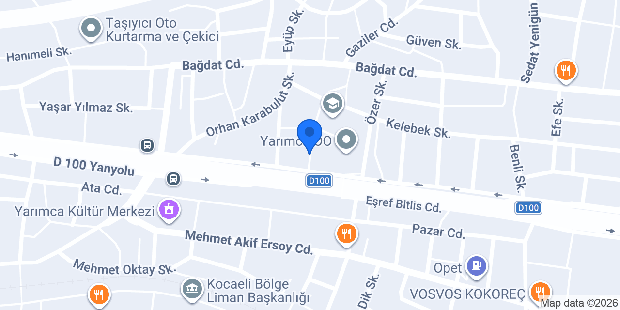 Canciger kebap ve pide salonu konumu