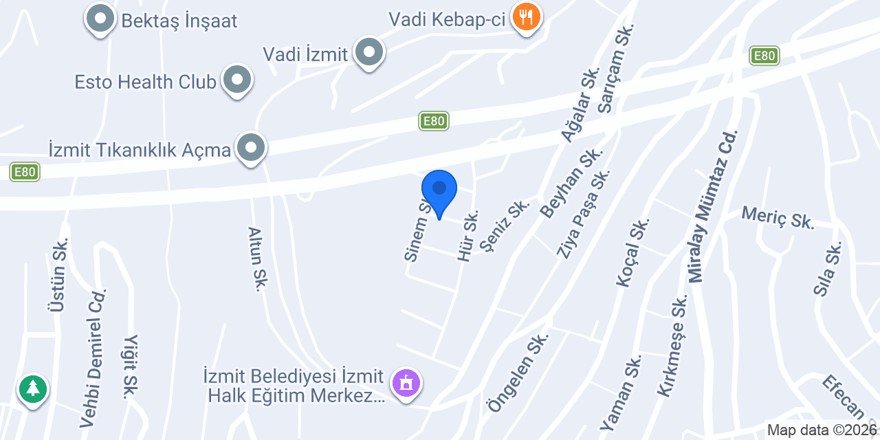 İSO EMLAK konumu