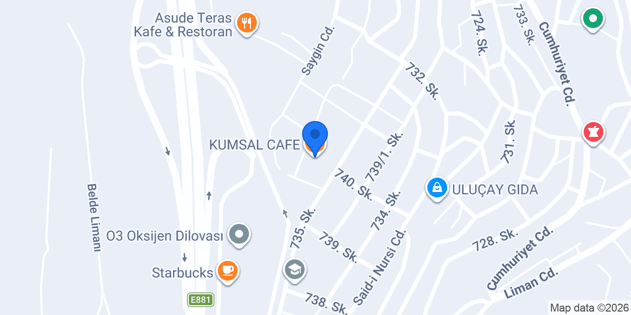 KUMSAL CAFE konumu