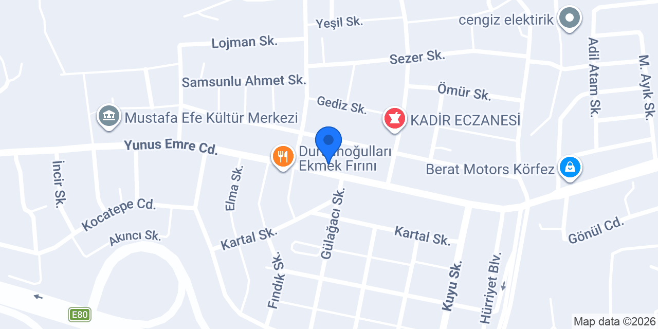 Merkez manav konumu