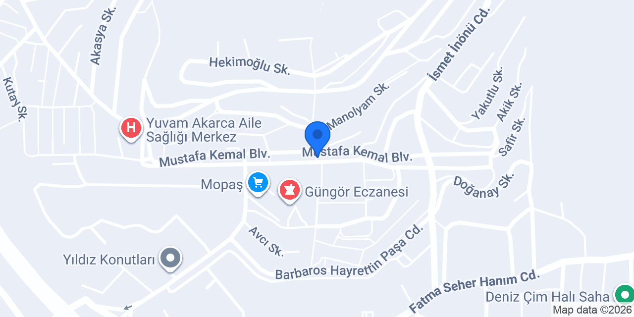 Angora Akrilik İnşaat konumu
