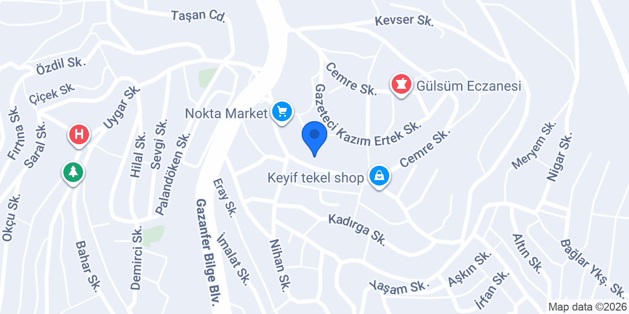 Haktanpastaneleri konumu