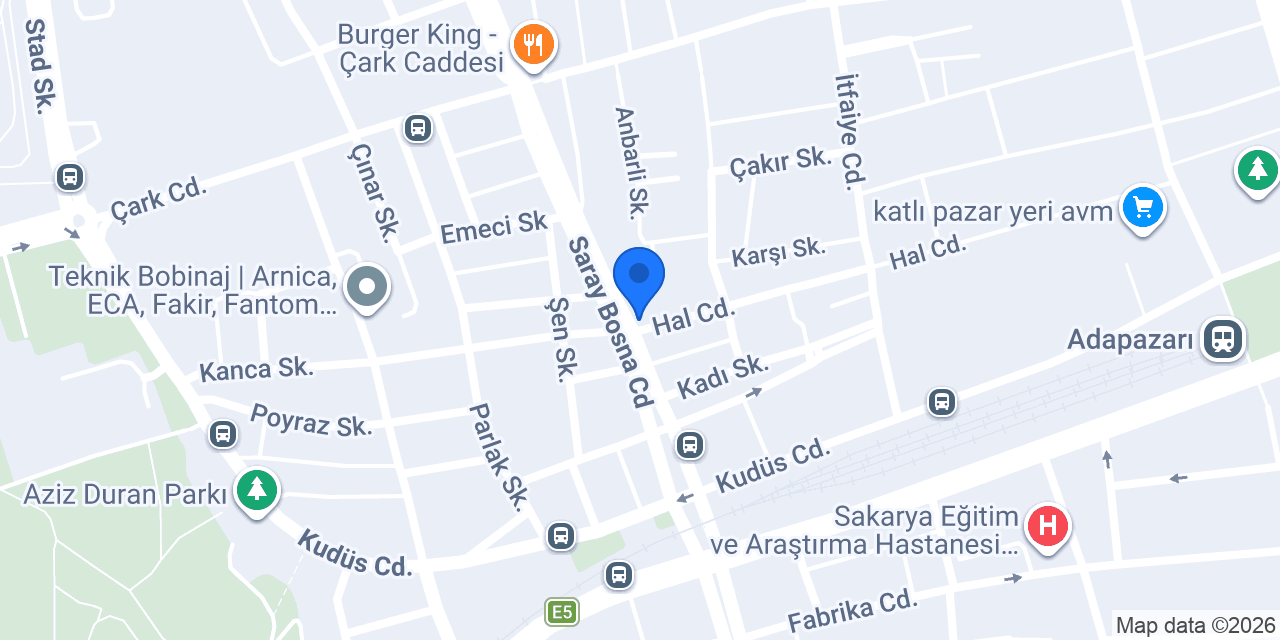Enta Car Rental konumu