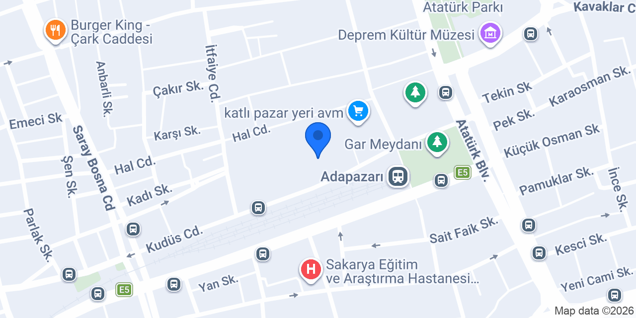 Acar Vip Sigorta Sakarya konumu