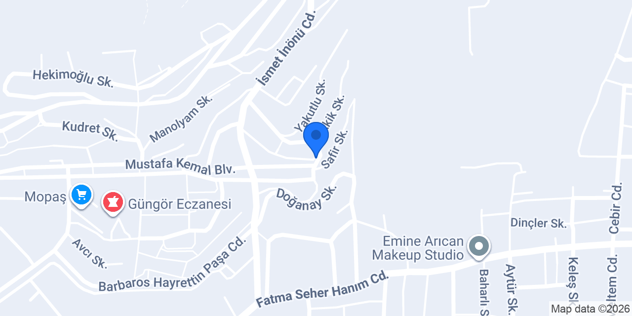 İnan Turizm konumu