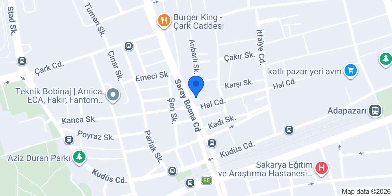 DenizBank Bosna Caddesi Şubesi konumu