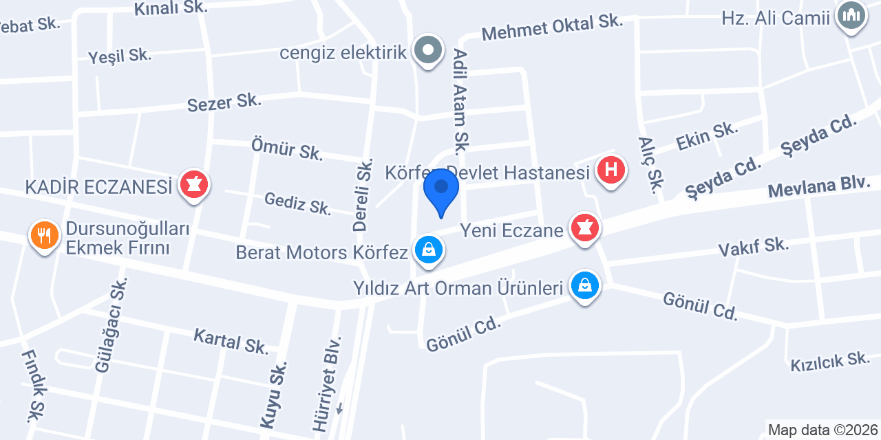 aktaşlar elektrik konumu