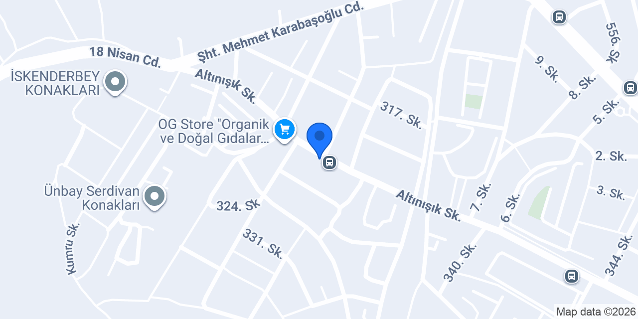 Tozan Market konumu
