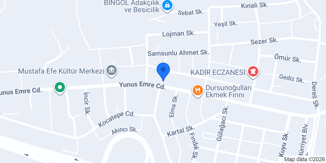Çetinkaya Ambalaj konumu