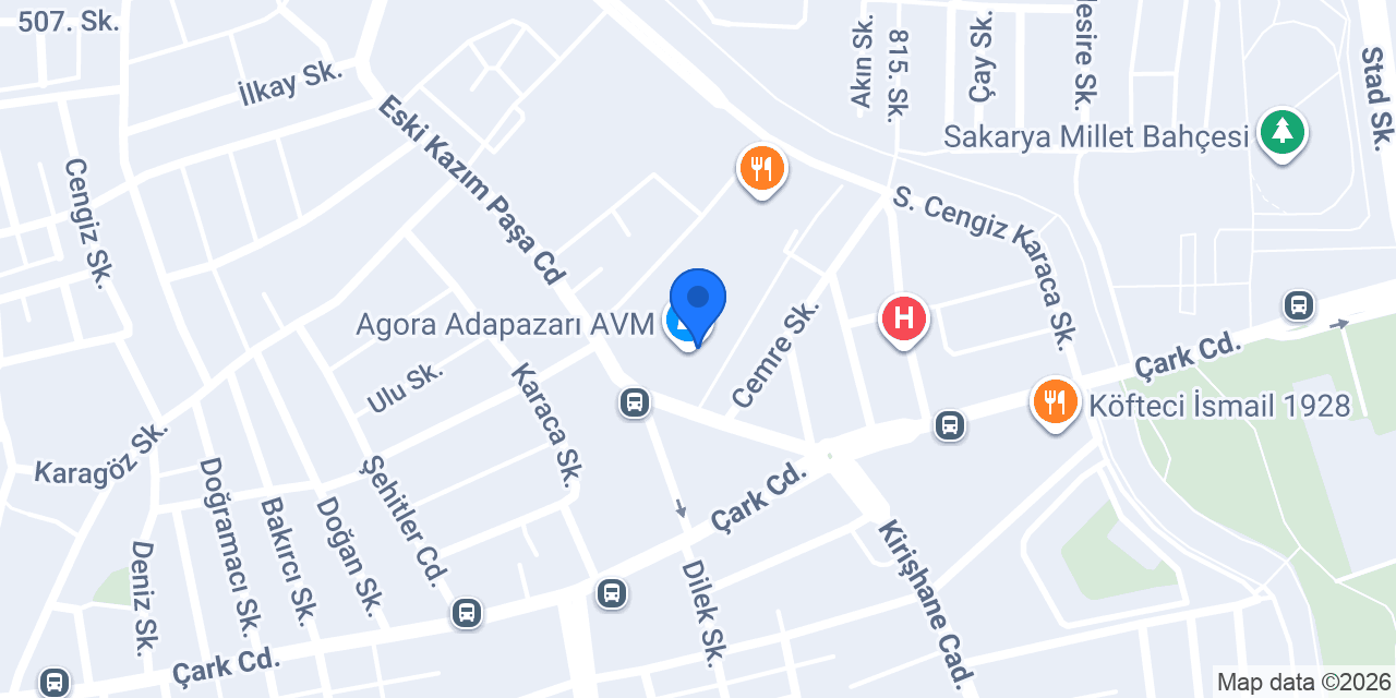 FENERIUM SAKARYA AGORA konumu