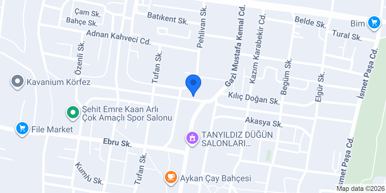Efor Düğün Salonu konumu