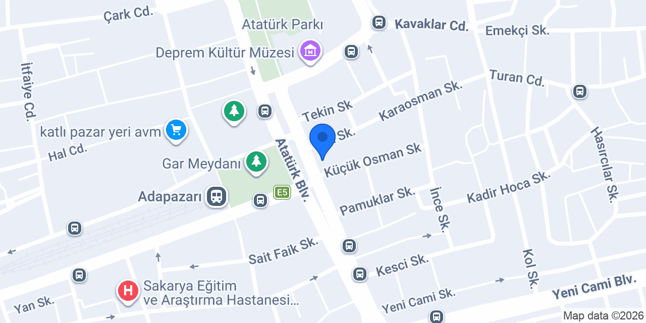 Albaraka Türk Adapazarı Şubesi konumu