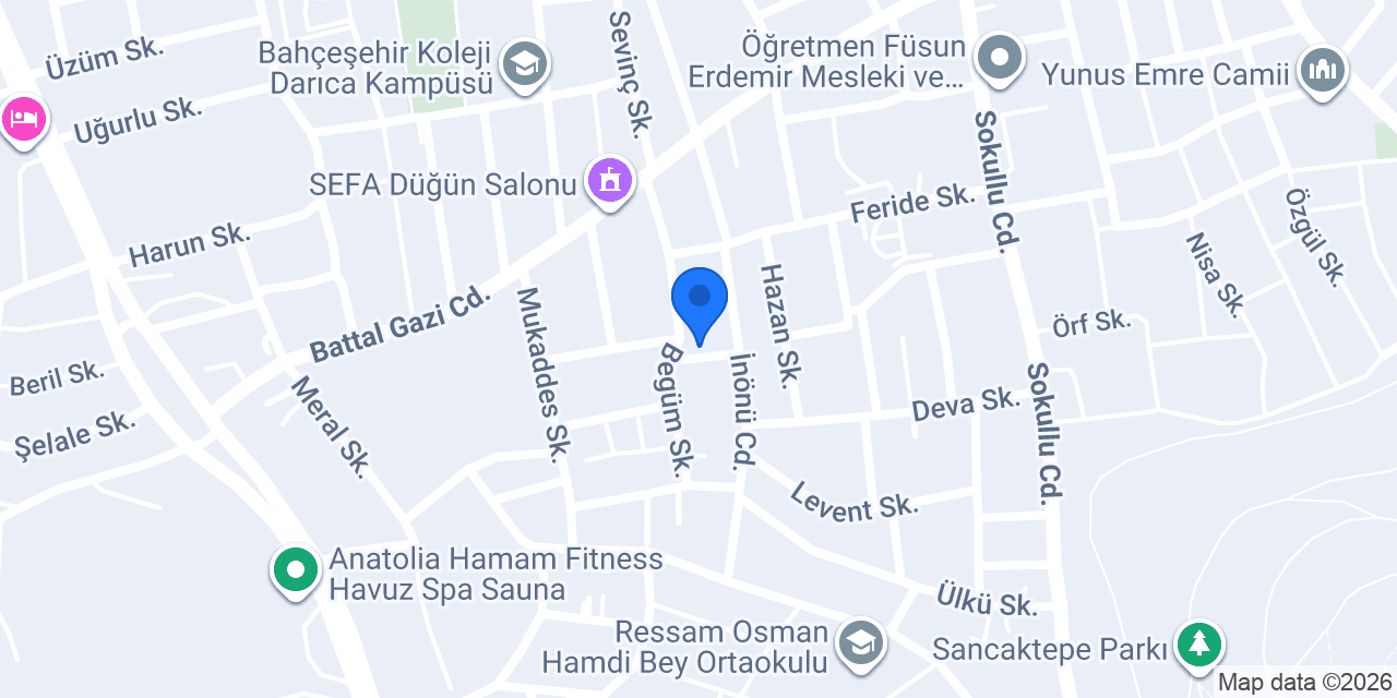İncey Ahşap ve Mobilya konumu