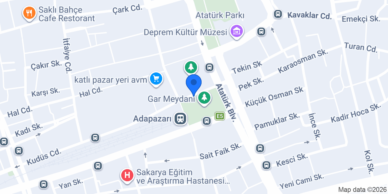 Gar Araç Kiralama konumu