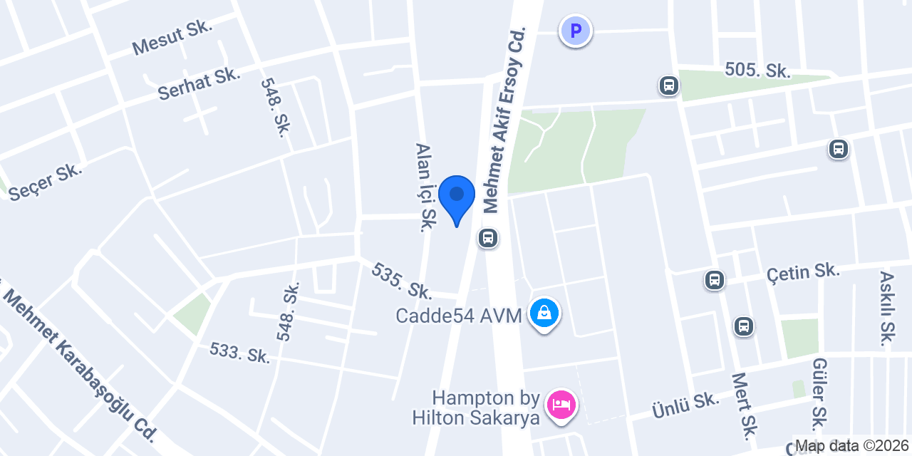 SAKARYA LYD ABİYE konumu