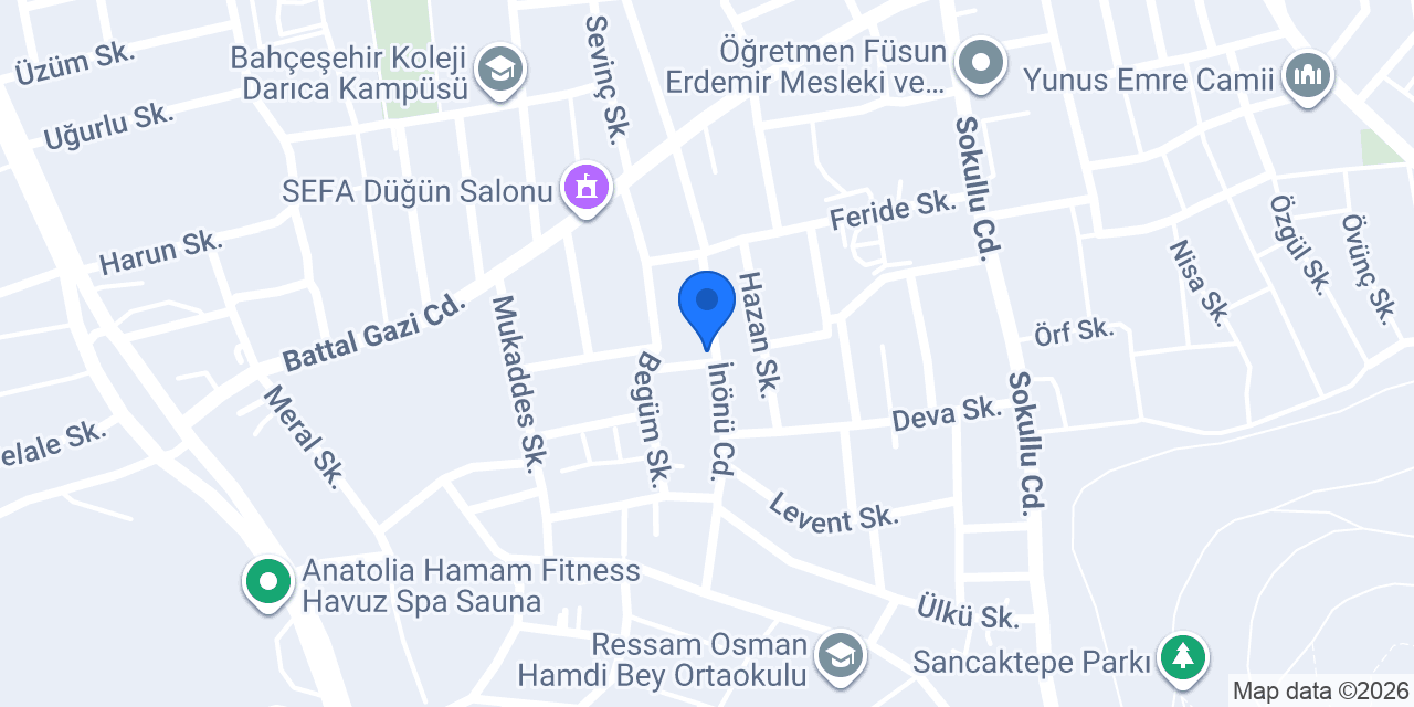 Redkan dekorasyon konumu