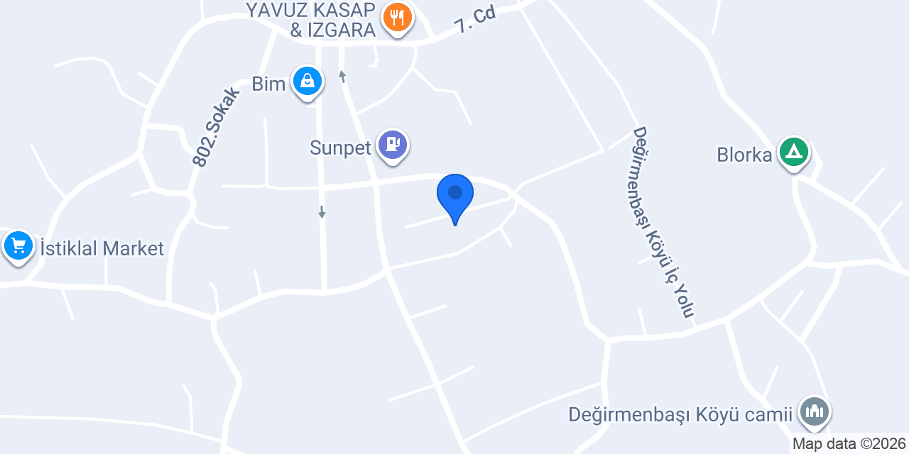 Düzce ADM boya dekorasyon konumu