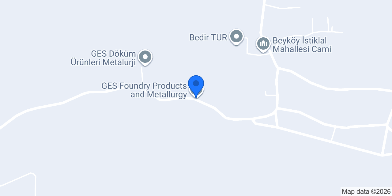 GES Foundry Products and Metallurgy konumu