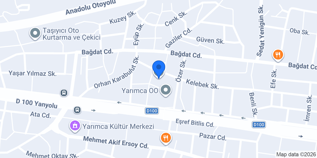 Yarımca Anadolu Lisesi konumu