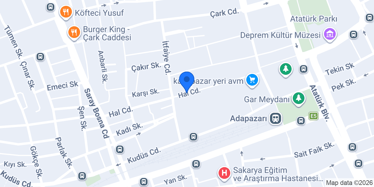 Sakarya Damla Petshop konumu