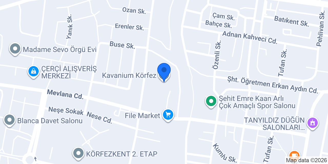 Kavanium Körfez konumu