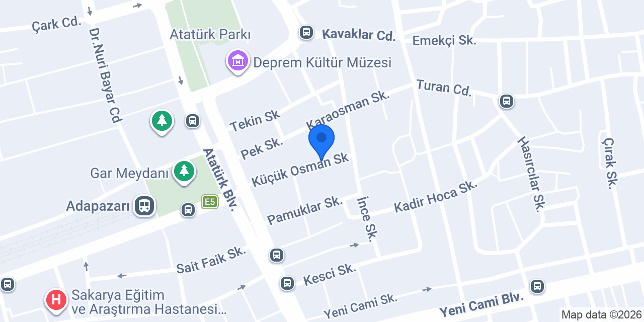 Serkan Bayan Kuaför konumu