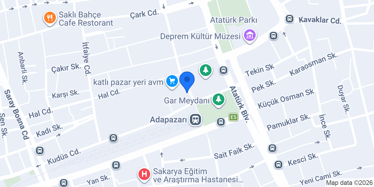 Sakarya Vizyon Sigorta - Ethica Sigorta konumu