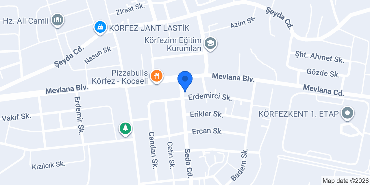 İnci Veteriner Kliniği konumu