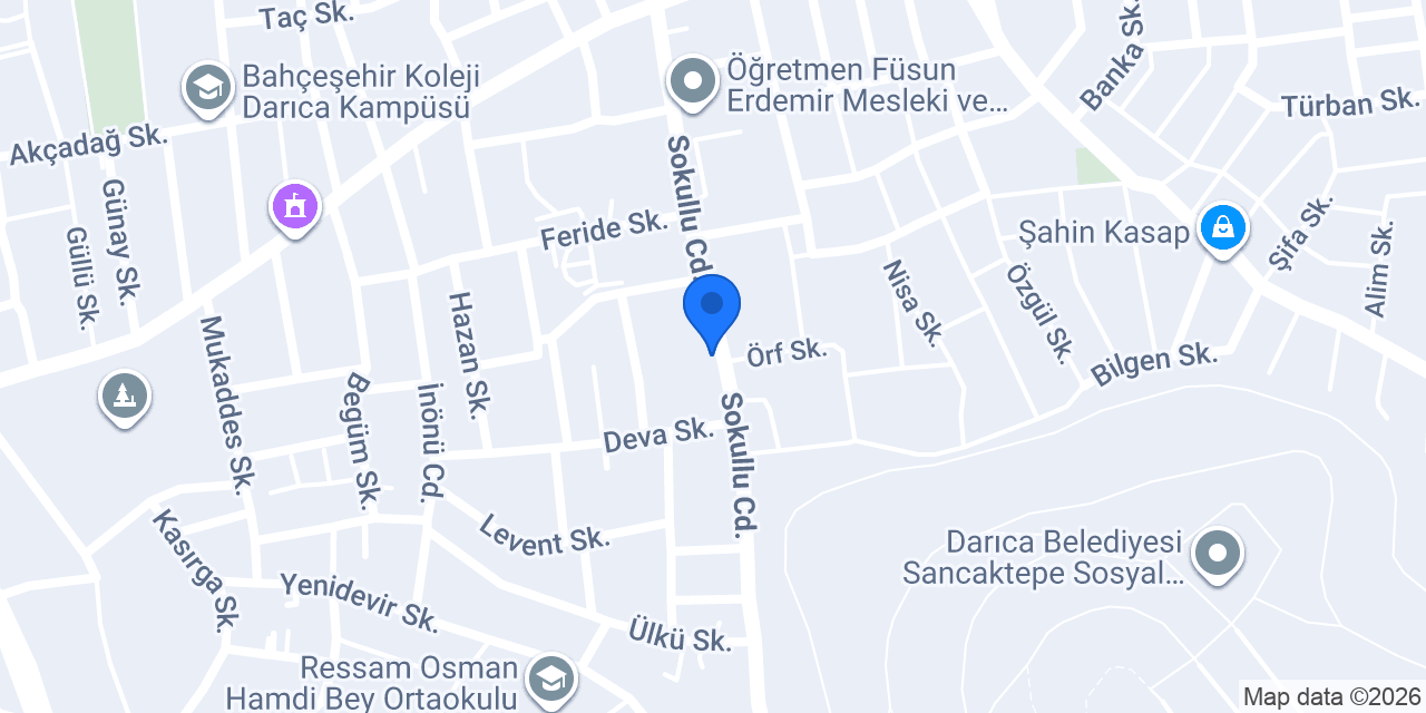 Darıca Uras Elektrik konumu