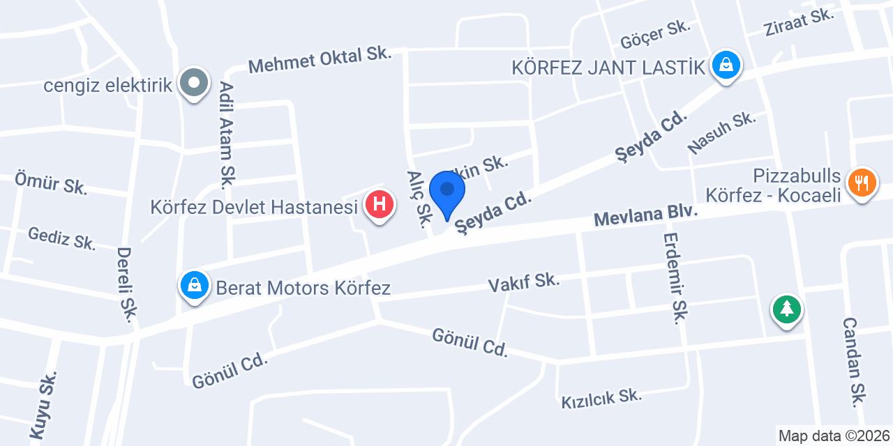 Özcanlar Mühendislik konumu
