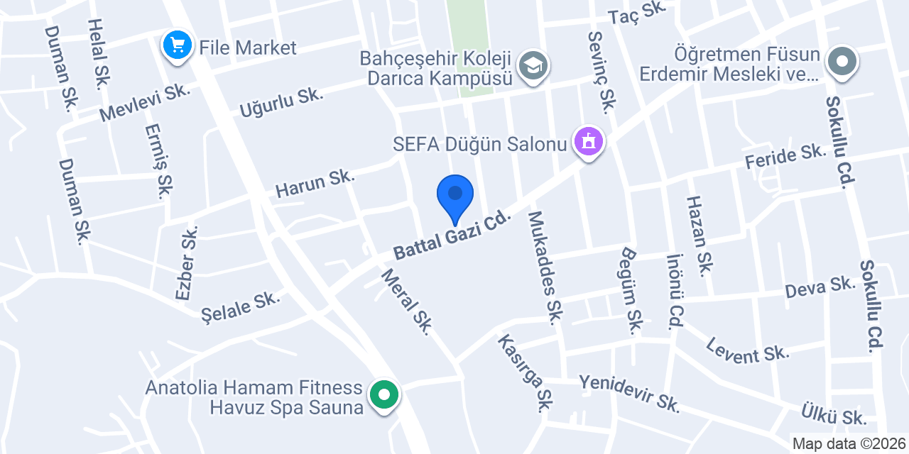 Öztürk Mermer Granit konumu