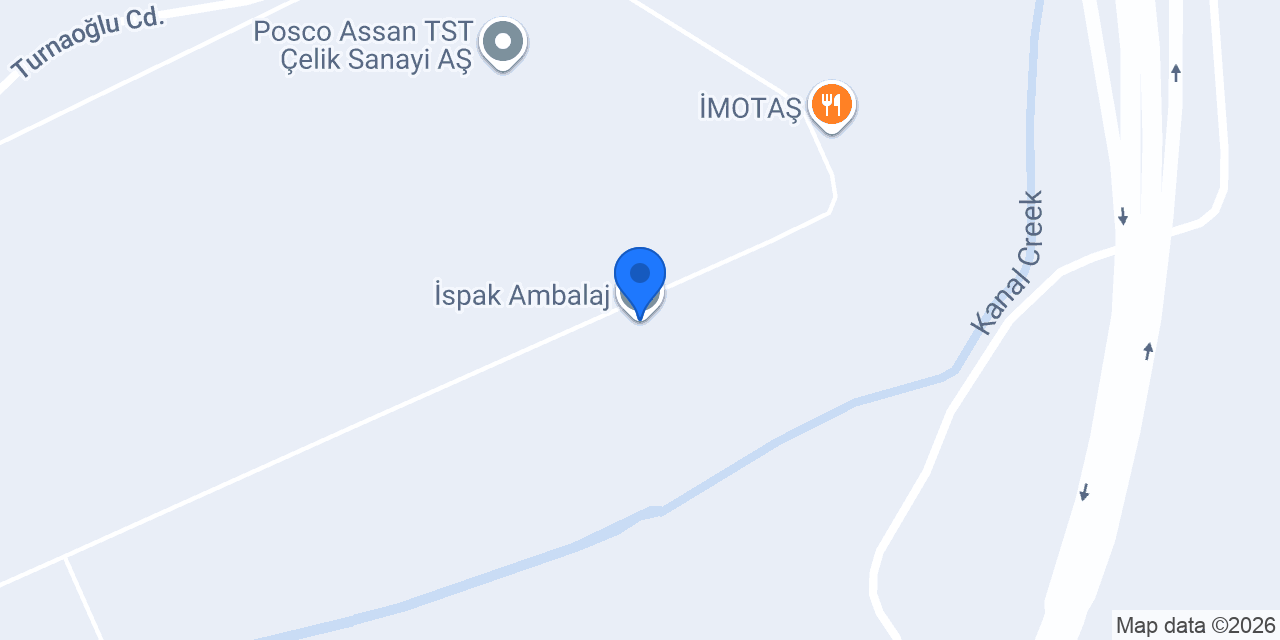 İspak Ambalaj konumu