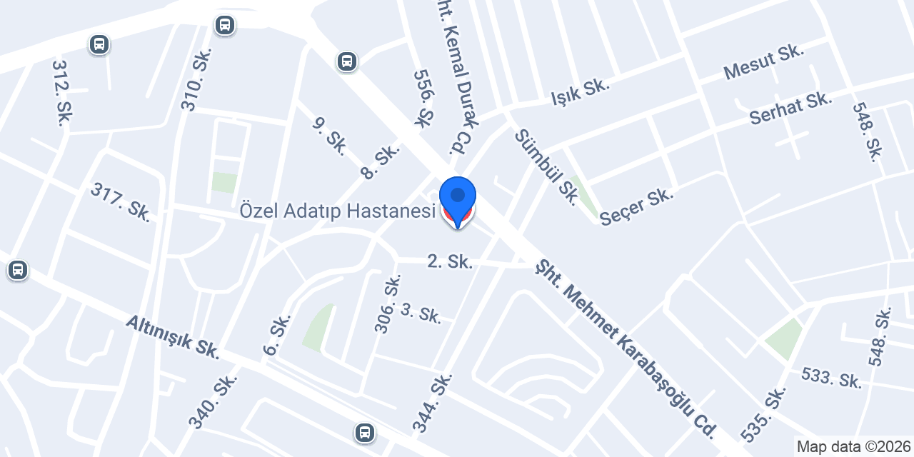 Özel Adatıp Hastanesi konumu