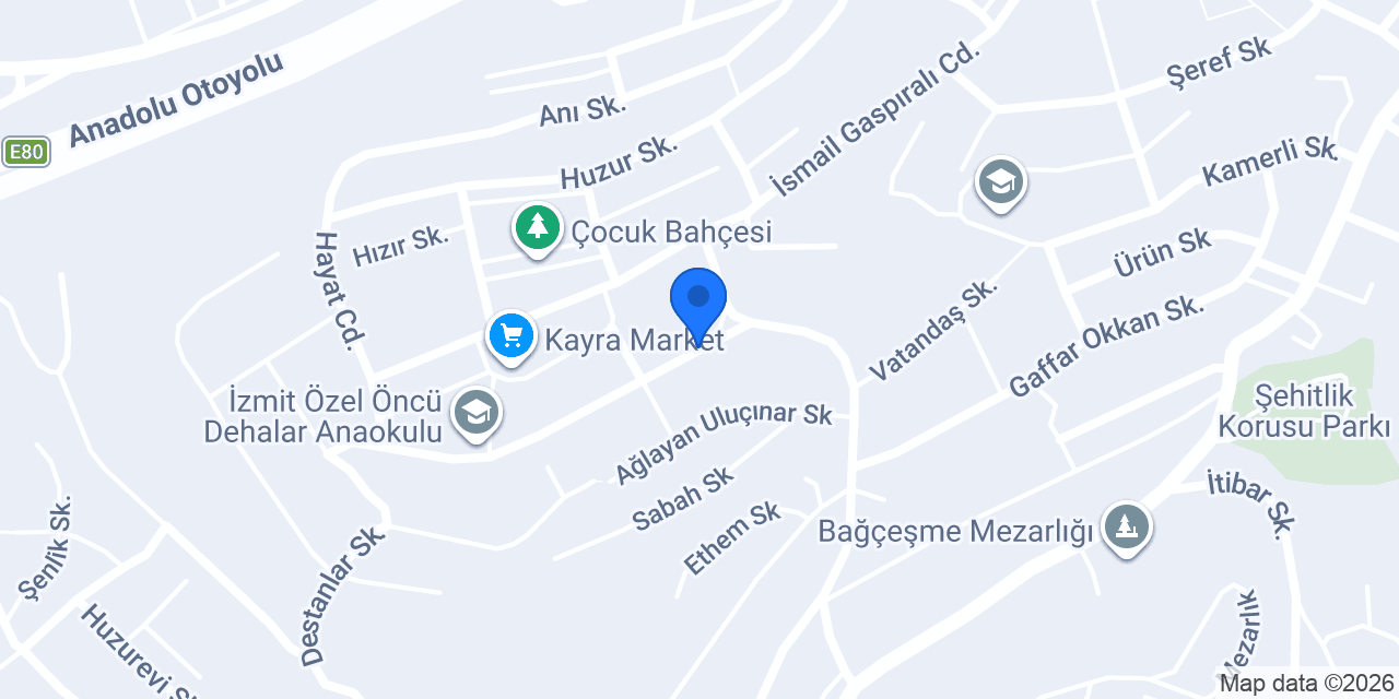 Özel Koza Akademi konumu