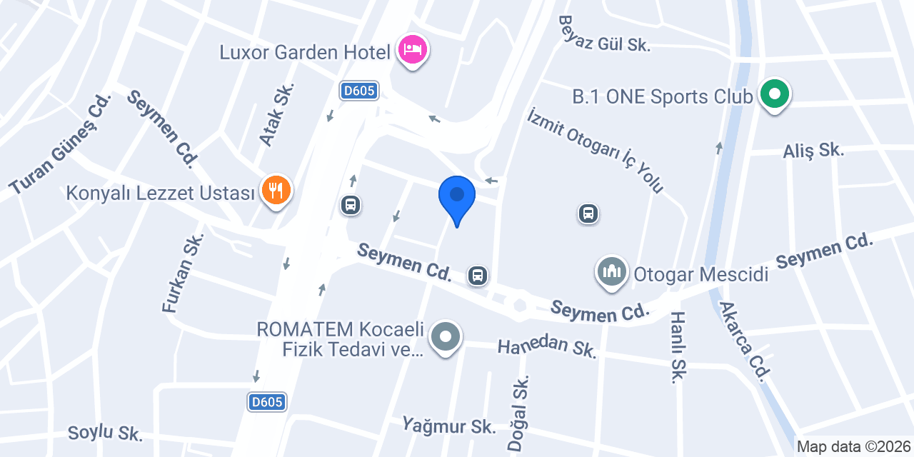 Martur Turizm - İzmit konumu