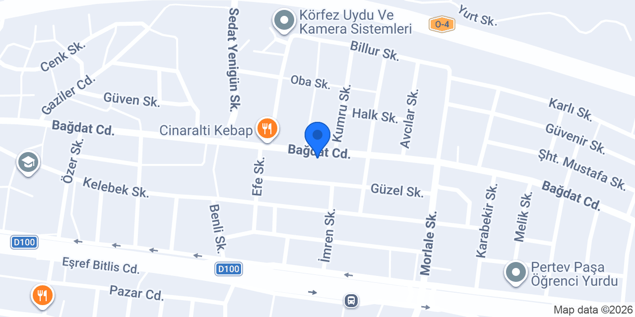 Yıldız Sürücü Kursu konumu