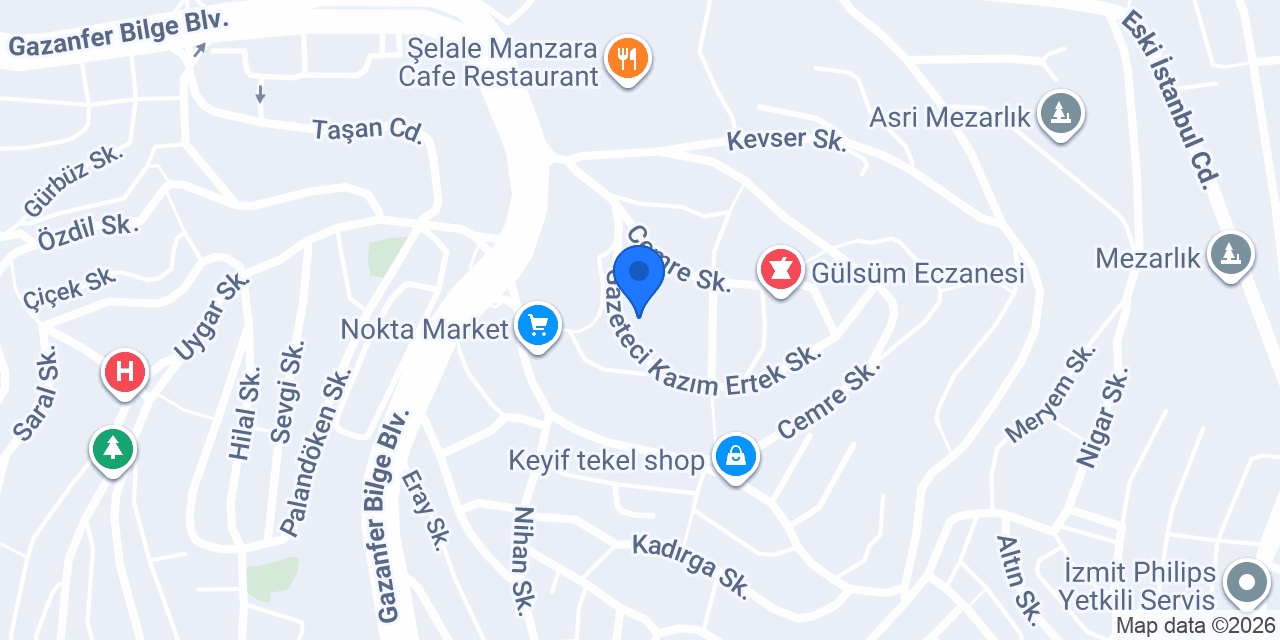 Koç Dekorasyon - İzmit/KOCAELİ konumu