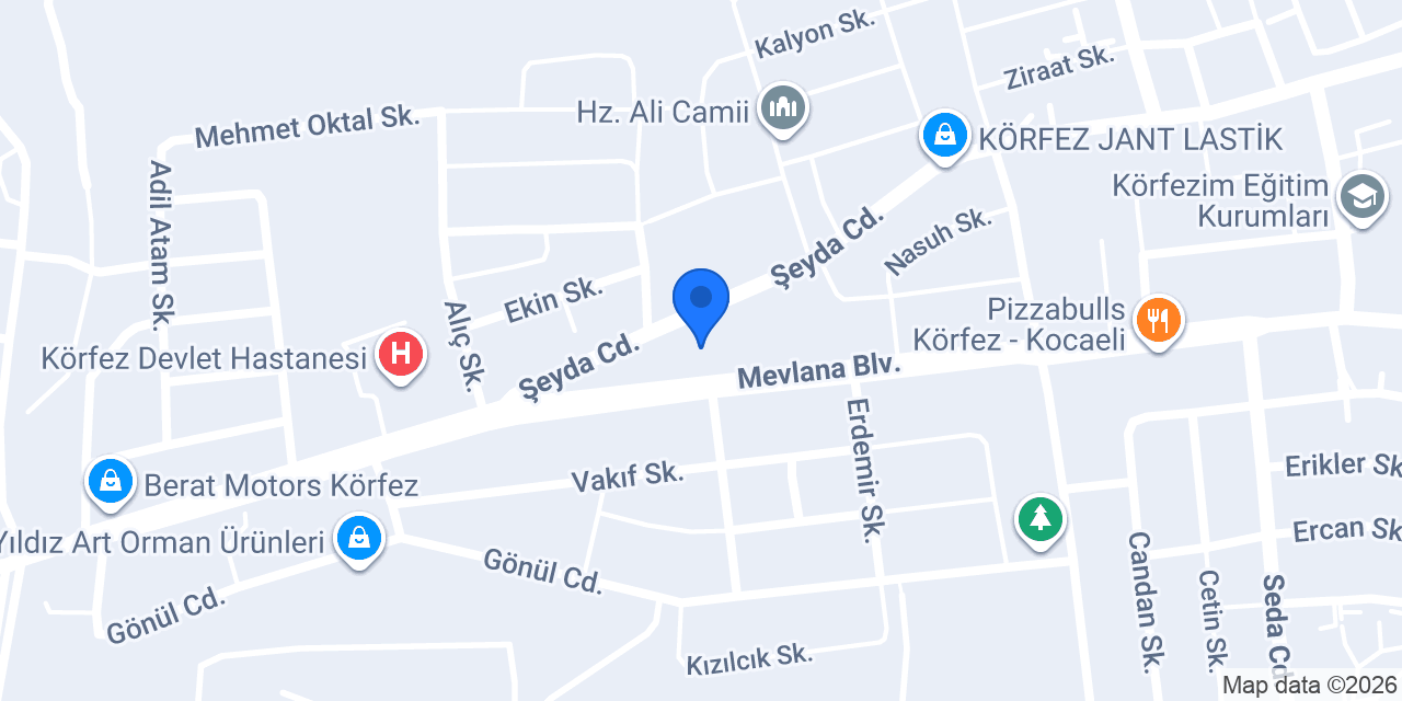 Özcanlar Market konumu