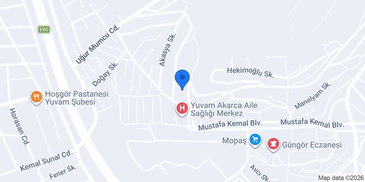 Kocaeli Yuvam Elektrik konumu