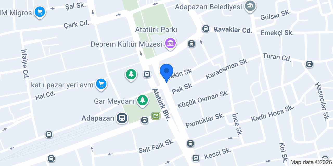 TEB Adapazarı Şubesi konumu