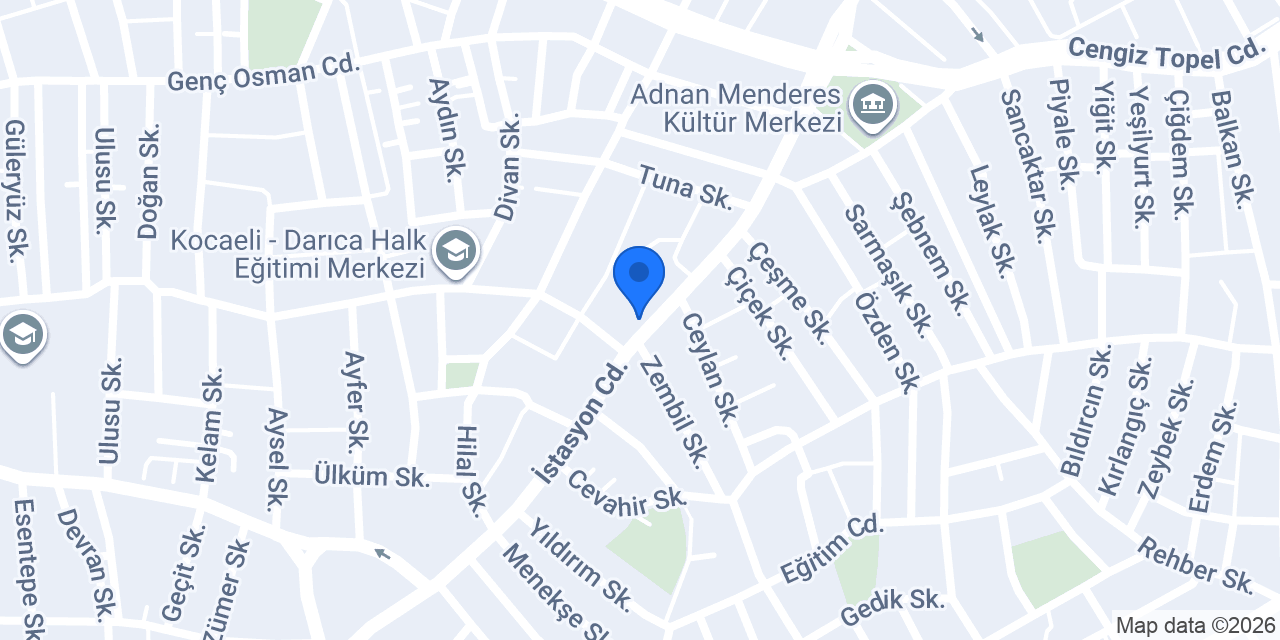 ÇAKIN MOBILYA konumu