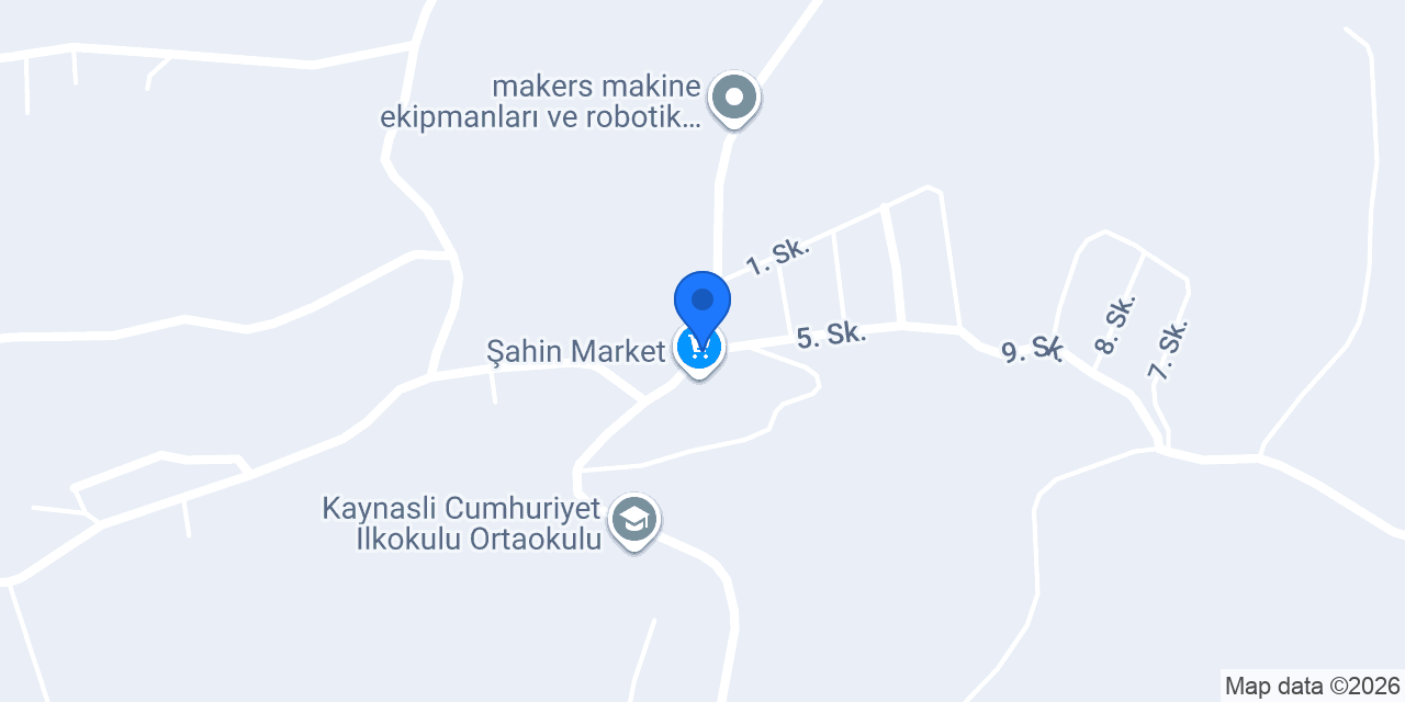 Şahin Tekstil konumu