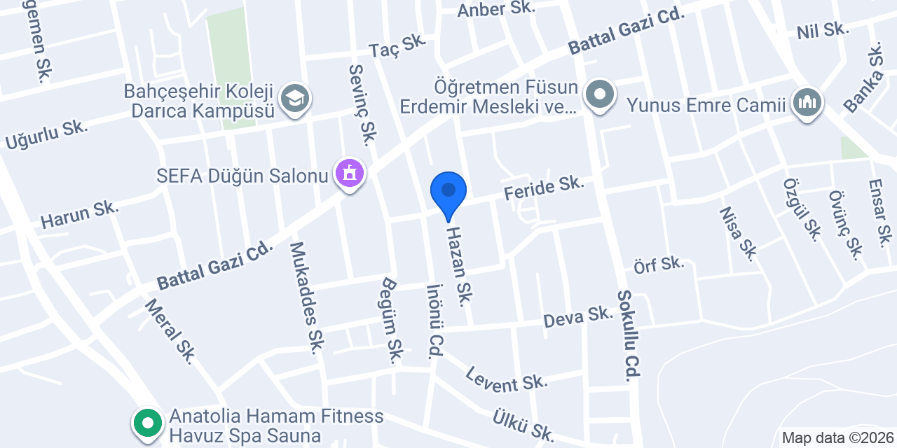 beş t yapı inşaat konumu