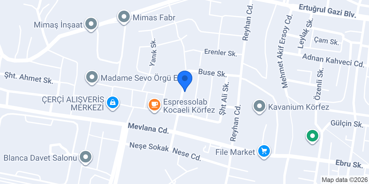 Aritmetik Akademi Kurs Merkezi konumu