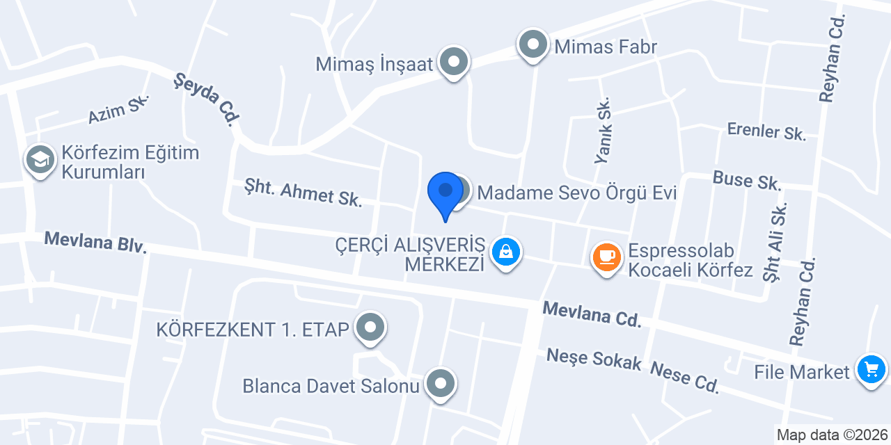 Nalan Sarı Pilates Stüdyo konumu