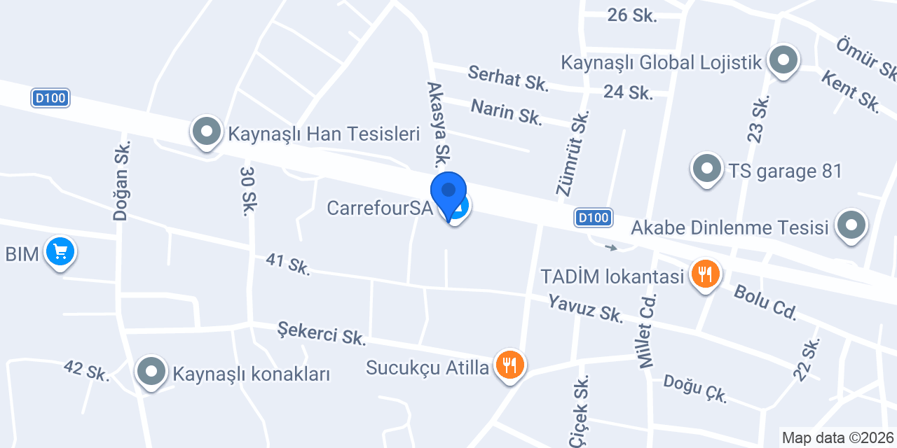 Kaynaşlı Pide Salonu konumu