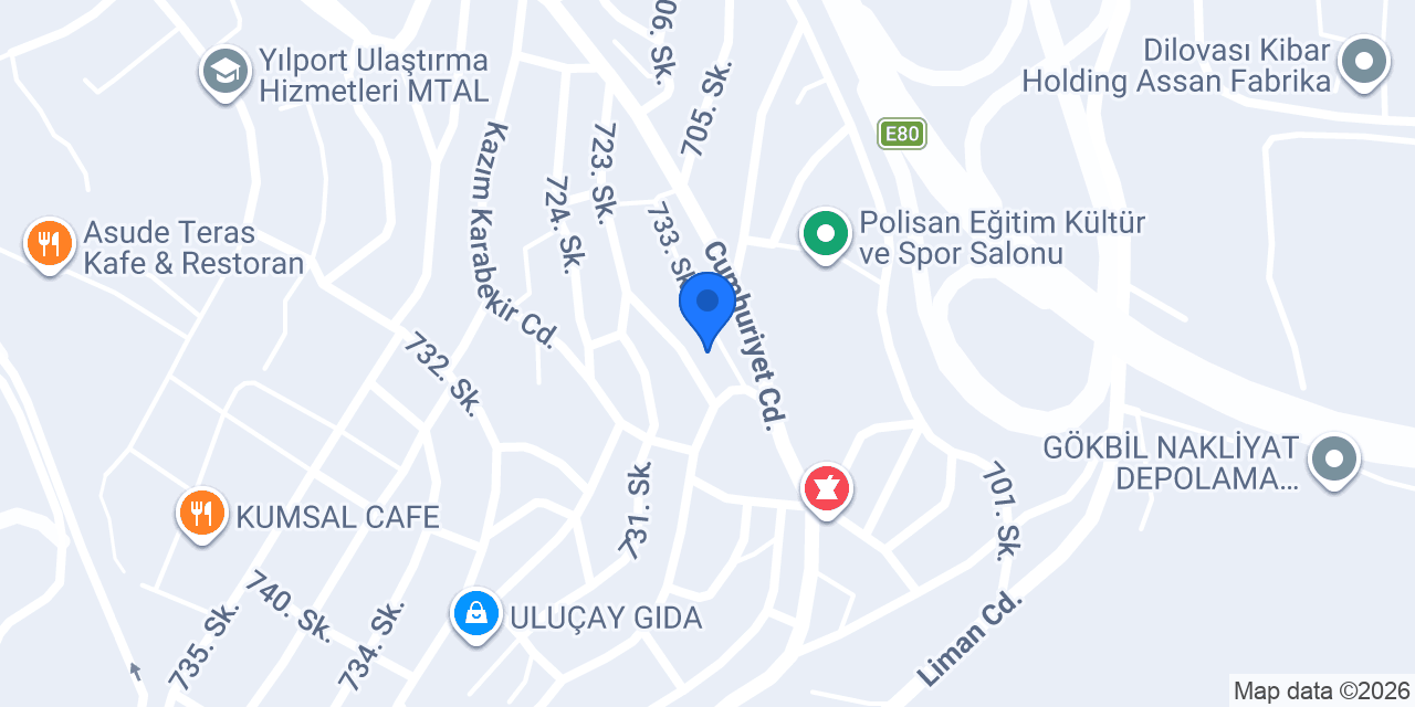 Hakan İnşaat Yapı Dekorasyon konumu