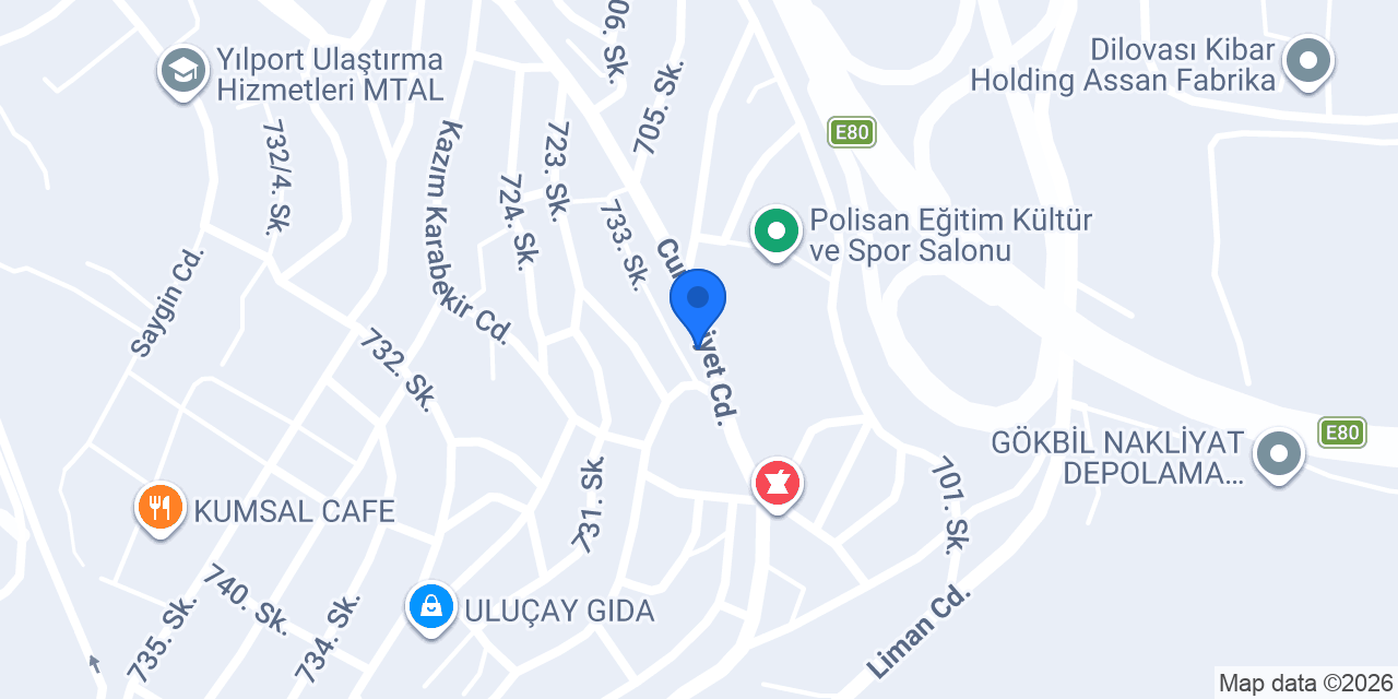 Kuaför Yusuf Sarıca konumu