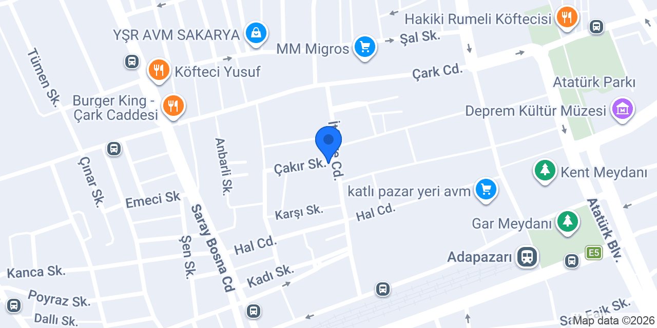 Önder Tekstil konumu