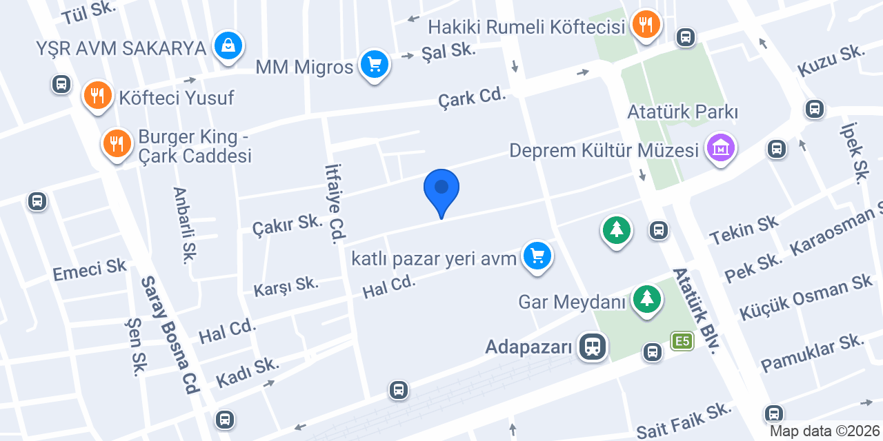 Avukat Mehmet Yetiş Keçeoğlu konumu